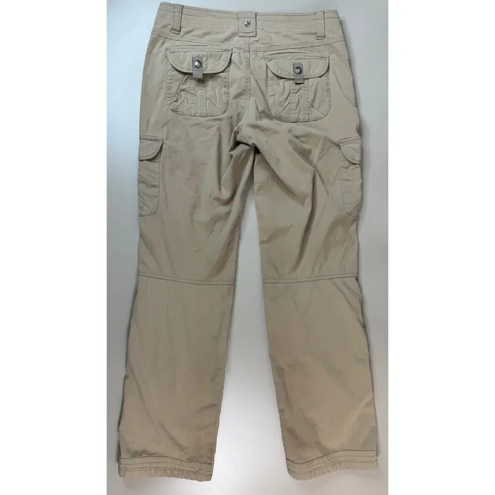 Kuhl Splash Roll Up Pant Light Khaki Womens 4 Regular Gorpcore Hiking Outdoor - Picture 12 of 16